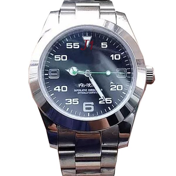 bkao 39mm black dial mens watches automatic hardlex arabic number hour marker fixed domed stainless steel bezel 116900 watch wristwatches, Slivery;brown
bkao 39mm black dial mens watches automatic hardlex arabic number hour marker fixed domed stainless steel bezel 116900 watch wristwatches, Slivery;brown