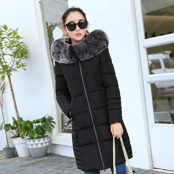 dropshipping 2019 women winter jackets down cotton hooded coat plus parkas mujer coats long coat fashion female fur collar coats, Black
dropshipping 2019 women winter jackets down cotton hooded coat plus parkas mujer coats long coat fashion female fur collar coats, Black