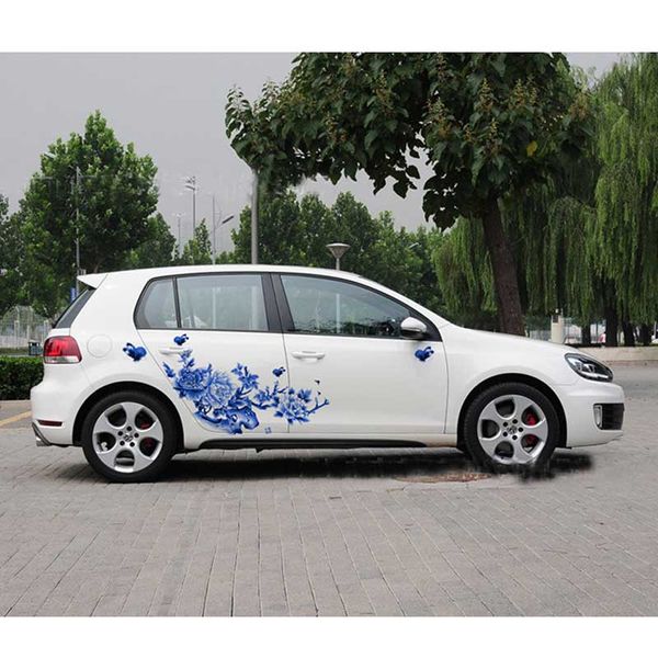 2pcs/set blue peony car body paste personality modified vehicle stickers pull decals
2pcs/set blue peony car body paste personality modified vehicle stickers pull decals