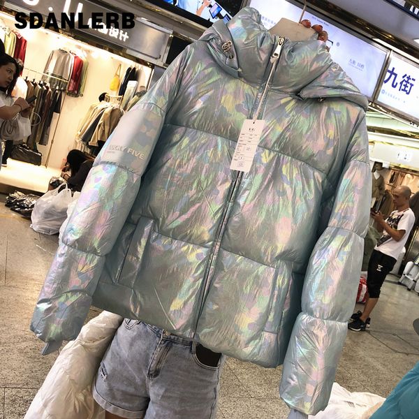 winter cotton padded warm cotton parka hooded bread coat women's new korean loose short bright colorful thick coats girl lady's, Black
winter cotton padded warm cotton parka hooded bread coat women's new korean loose short bright colorful thick coats girl lady's, Black