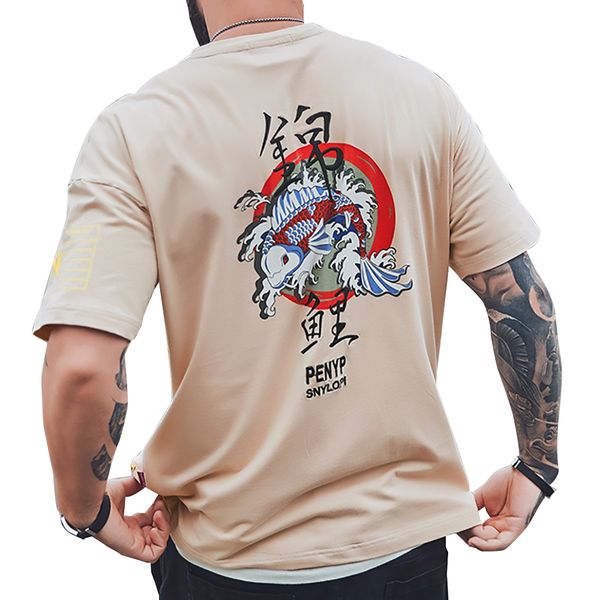 cotton t-shirt for men funny tee shirt streetwear hip hop fashion embroidery fish cartoon print man casual tshirt large size, White;black
cotton t-shirt for men funny tee shirt streetwear hip hop fashion embroidery fish cartoon print man casual tshirt large size, White;black