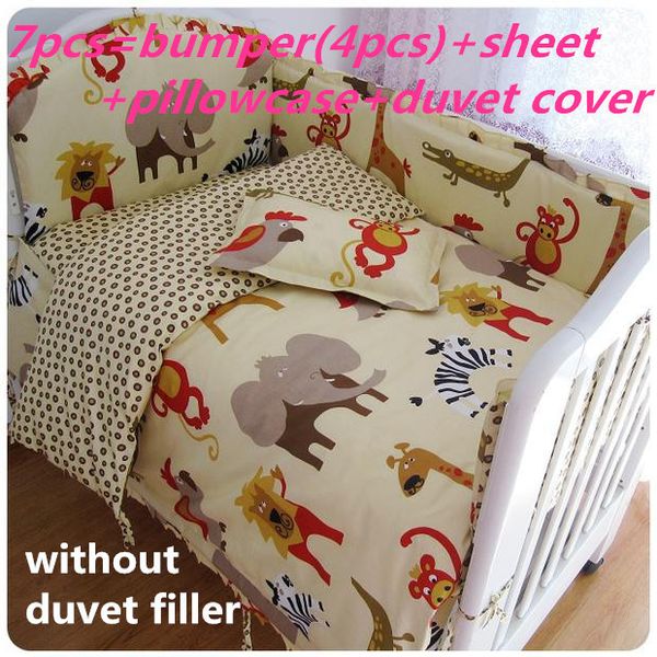 promotion 6/7pcs baby bedding set cartoon baby bed 100% cotton bed set,120*60/120*70cm
promotion 6/7pcs baby bedding set cartoon baby bed 100% cotton bed set,120*60/120*70cm