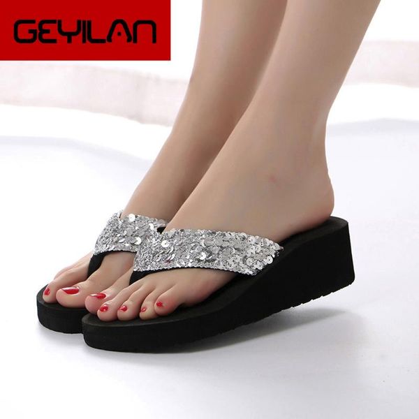 flip flop slippers women girl sequins anti-slip beach weged heel comfort open toe outdoor indoor slipper shoes mujer, Black
flip flop slippers women girl sequins anti-slip beach weged heel comfort open toe outdoor indoor slipper shoes mujer, Black