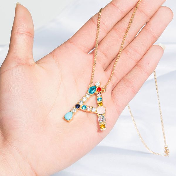 fashion-new pendant necklace girls fashion diamond 26 english letter necklace thanksgiving day valentine's day necklace gift, Silver
fashion-new pendant necklace girls fashion diamond 26 english letter necklace thanksgiving day valentine's day necklace gift, Silver