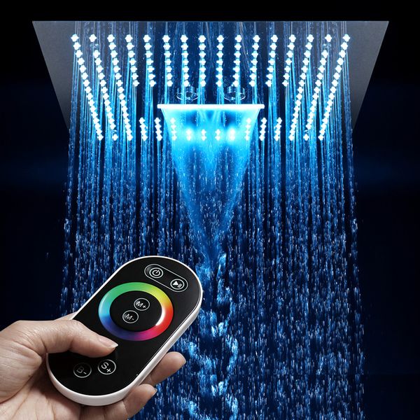 16 inch 40cm remote control light rain led shower head without shower arm bathroom more colors led showerhead misty waterfall
16 inch 40cm remote control light rain led shower head without shower arm bathroom more colors led showerhead misty waterfall