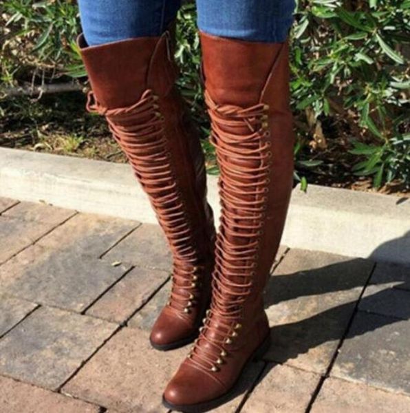 knee high booties woman 2018 cross-tied riding boots women shooes chaussures femme ete zip rivets girls sapato feminino, Black
knee high booties woman 2018 cross-tied riding boots women shooes chaussures femme ete zip rivets girls sapato feminino, Black