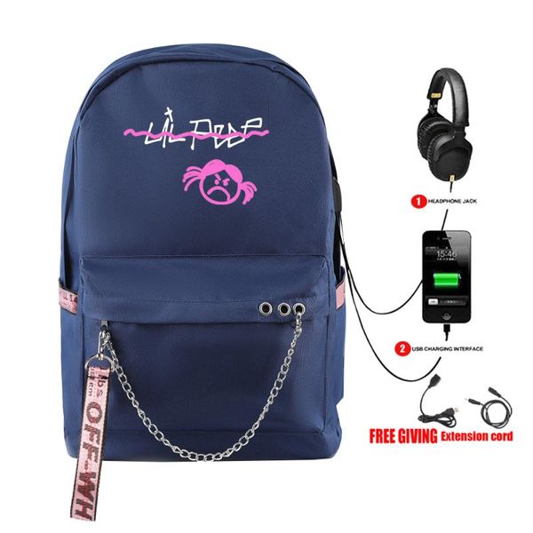 personality rap lil peep backpack usb rechargeable schoolbag women's shoulder travel bag multifunction teenage girls schoolbag
personality rap lil peep backpack usb rechargeable schoolbag women's shoulder travel bag multifunction teenage girls schoolbag