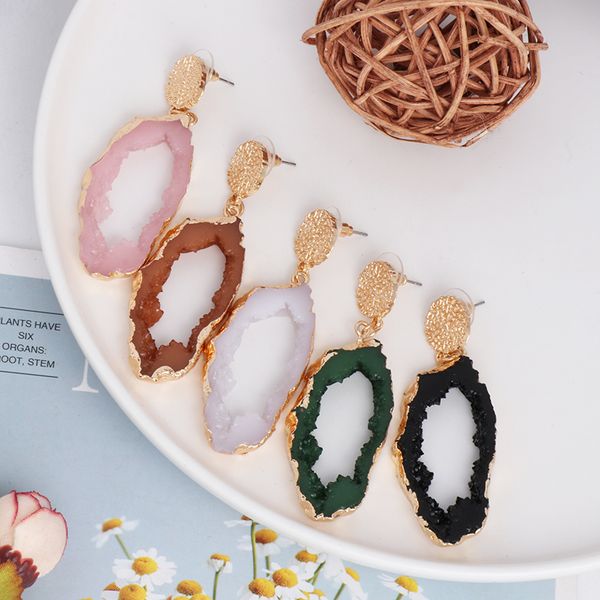 jujia trending drop earrings druzy quartz gem stone crystal charm earrings for women fashion jewelry accessories, Silver
jujia trending drop earrings druzy quartz gem stone crystal charm earrings for women fashion jewelry accessories, Silver