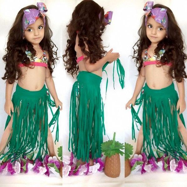 cool summer fashion kids girls bikini swimwear hula costume skirt tassel swimsuit 3pcs set, White
cool summer fashion kids girls bikini swimwear hula costume skirt tassel swimsuit 3pcs set, White