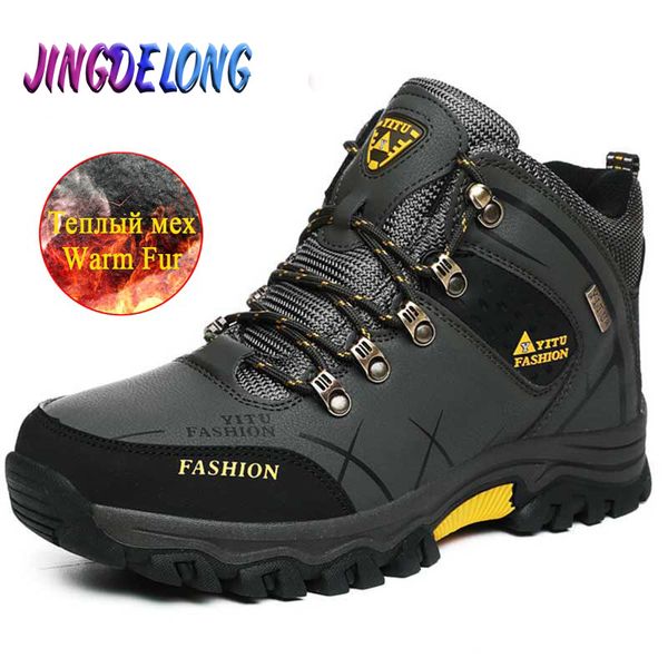 vip brand men winter ankle boots fur warm men snow boots quality waterproof leather sneakers outdoor male hiking 39-47, Black
vip brand men winter ankle boots fur warm men snow boots quality waterproof leather sneakers outdoor male hiking 39-47, Black