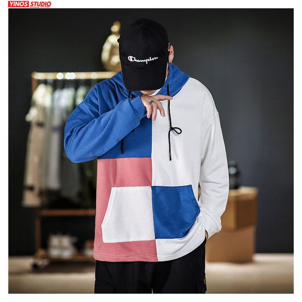 dropshipping 2019 autumn cotton japanese pullover fashions patchwork colorful hoodies sweatshirts male streetwear, Black
dropshipping 2019 autumn cotton japanese pullover fashions patchwork colorful hoodies sweatshirts male streetwear, Black