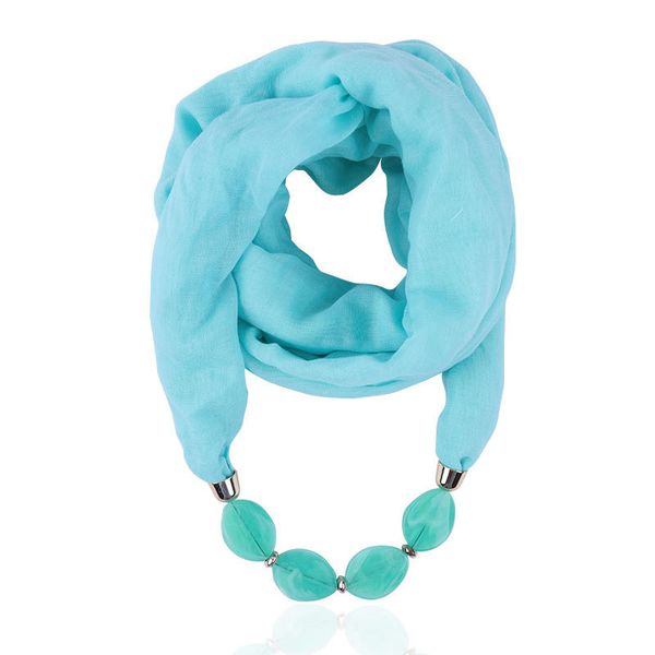 runmeifa solid color jewelry statement necklace pendant scarf women bohemia neckerchief foulard femme accessories hijab stores, Blue;gray
runmeifa solid color jewelry statement necklace pendant scarf women bohemia neckerchief foulard femme accessories hijab stores, Blue;gray