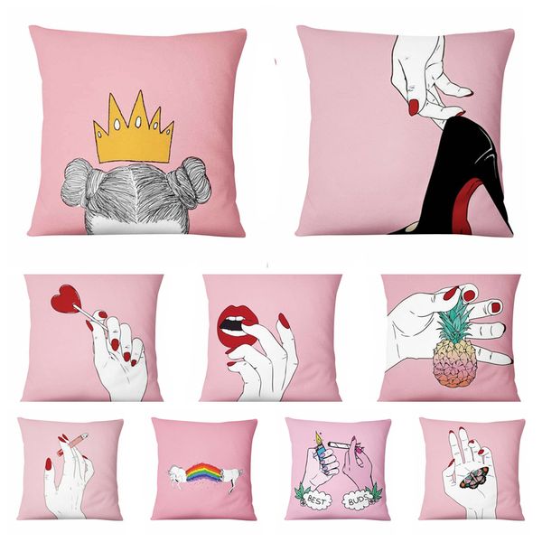 super sofa velvet pink woman printed cushion home pillow decoration my fair lady home decor sofa throw pillow almofadas 45*45cm
super sofa velvet pink woman printed cushion home pillow decoration my fair lady home decor sofa throw pillow almofadas 45*45cm