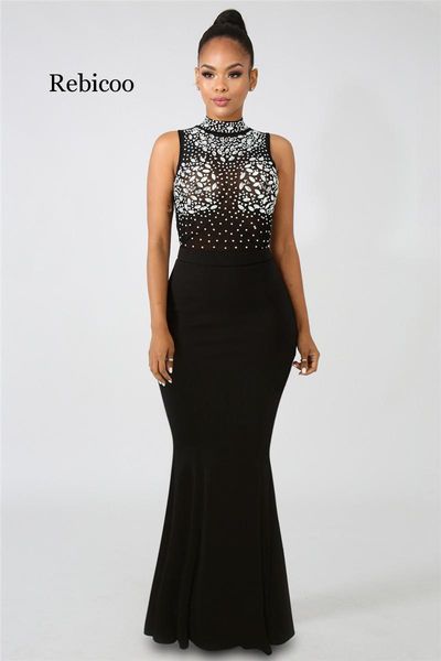rhinestone mermaid long maxi dress women mesh sheer sleeveless floor-length elegant evening nightclub party dresses, Black;pink
rhinestone mermaid long maxi dress women mesh sheer sleeveless floor-length elegant evening nightclub party dresses, Black;pink