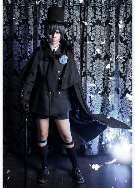 ciel phantomhive cosplay halloween party man woman cosplay japanese anime black butler black dress costumes
ciel phantomhive cosplay halloween party man woman cosplay japanese anime black butler black dress costumes