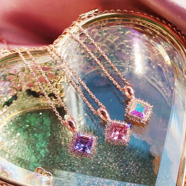 pendant necklaces korean fashion shiny square crystal choker necklace for women students & pendants party jewelry gifts, Silver
pendant necklaces korean fashion shiny square crystal choker necklace for women students & pendants party jewelry gifts, Silver