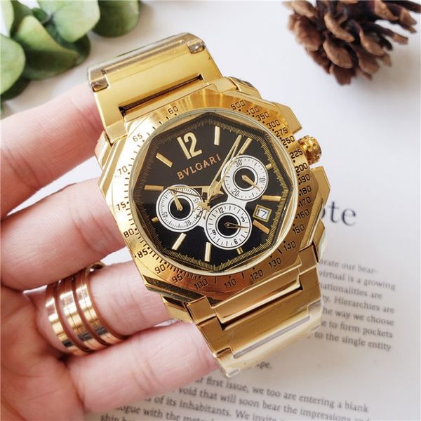 2020 new fashion luxury men's leisure sports watch steel band calendar brand watch multi-function leisure watch, Slivery;brown
2020 new fashion luxury men's leisure sports watch steel band calendar brand watch multi-function leisure watch, Slivery;brown