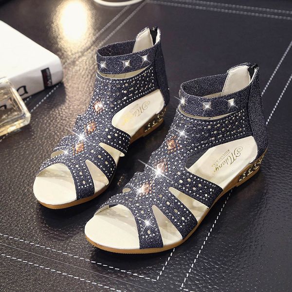 women's sandals ladies wedge sandals fashion fish mouth hollow roma summer shoes sandals women, Black
women's sandals ladies wedge sandals fashion fish mouth hollow roma summer shoes sandals women, Black