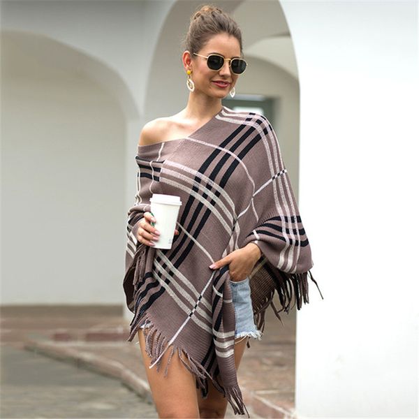 women autumn sweater cloak tassel long sleeve sweater off shoulder cloak batwing sleeve long women clothes fashion streetwear, Black
women autumn sweater cloak tassel long sleeve sweater off shoulder cloak batwing sleeve long women clothes fashion streetwear, Black