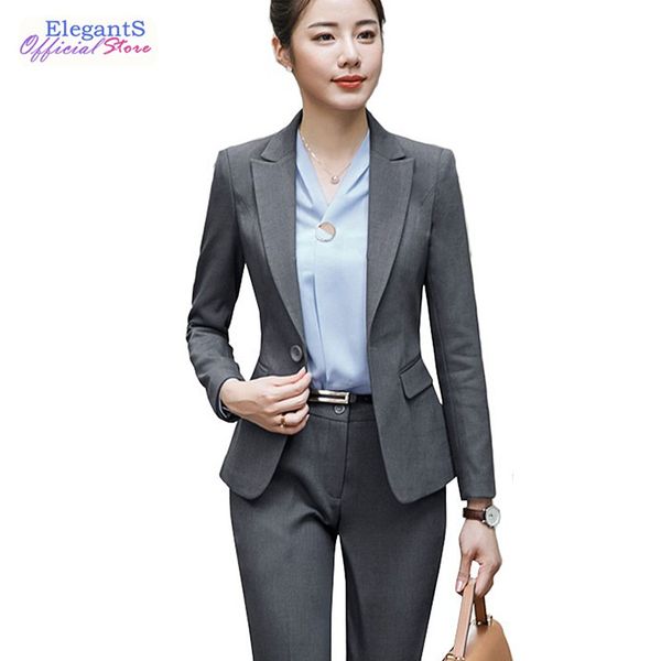 office lady formal suit women business work pant suits female 2 piece set blazers and jackets pants trousers autumn winter xxl, White;black
office lady formal suit women business work pant suits female 2 piece set blazers and jackets pants trousers autumn winter xxl, White;black