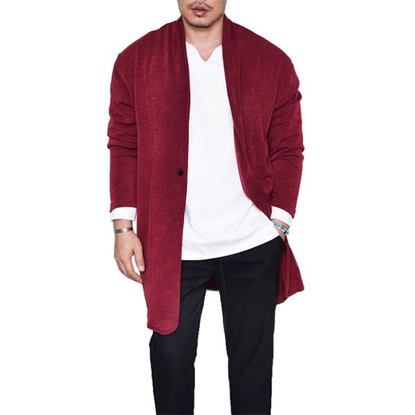 extra long mens sweater solid color male cardigans brand single button long sleeve knitting sweaters mens casual jacket, White;black
extra long mens sweater solid color male cardigans brand single button long sleeve knitting sweaters mens casual jacket, White;black