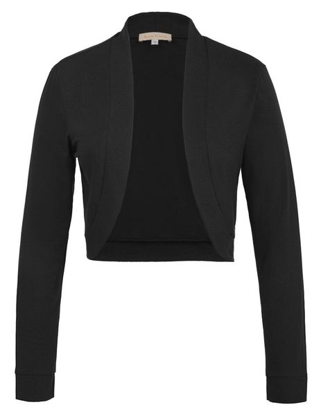 white women coat female thin ladies cropped solid color short long sleeve spring autumn, Black;brown
white women coat female thin ladies cropped solid color short long sleeve spring autumn, Black;brown