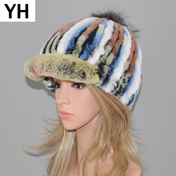 2019 women real rex fur hat rex fur beanies hats sliver ball knitted 100% real natural cap, Blue;gray
2019 women real rex fur hat rex fur beanies hats sliver ball knitted 100% real natural cap, Blue;gray