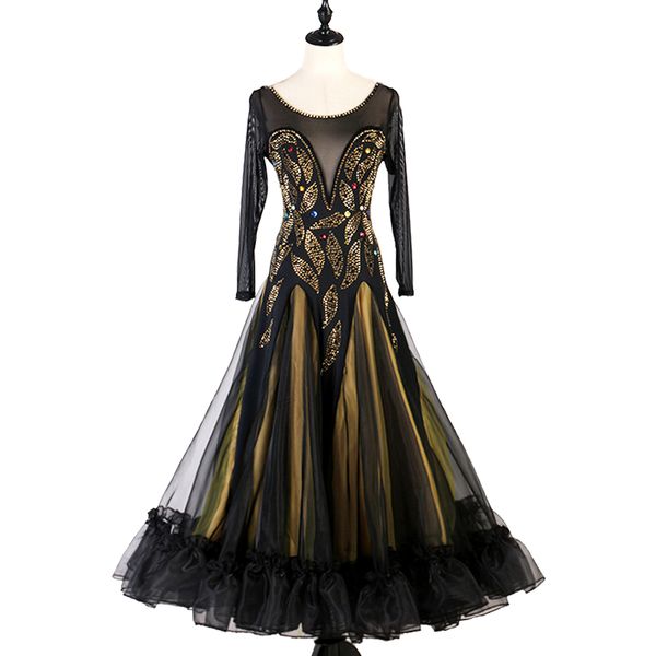 custom made standard ball gowns women new long sleeves skirt dancing waltz ballroom competition dance dress high quality, Black;red
custom made standard ball gowns women new long sleeves skirt dancing waltz ballroom competition dance dress high quality, Black;red
