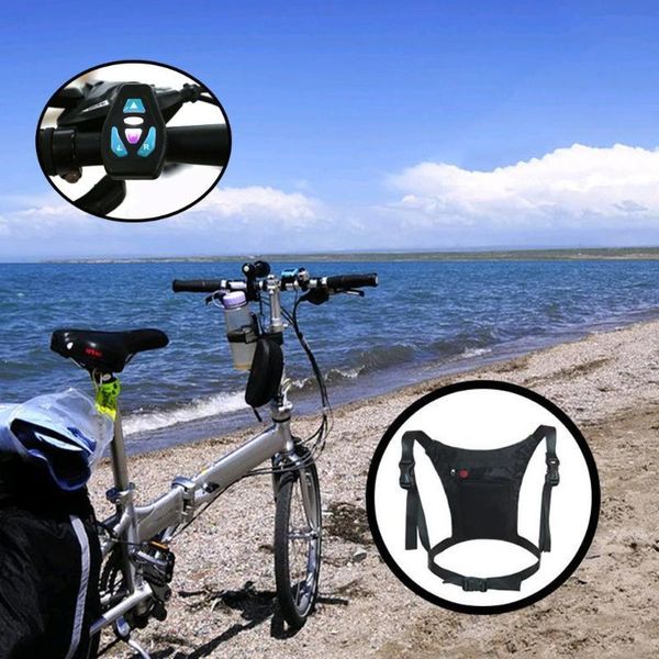 cycling bicycle led wireless safety turn signal light vest for riding night guiding high quality, Black
cycling bicycle led wireless safety turn signal light vest for riding night guiding high quality, Black