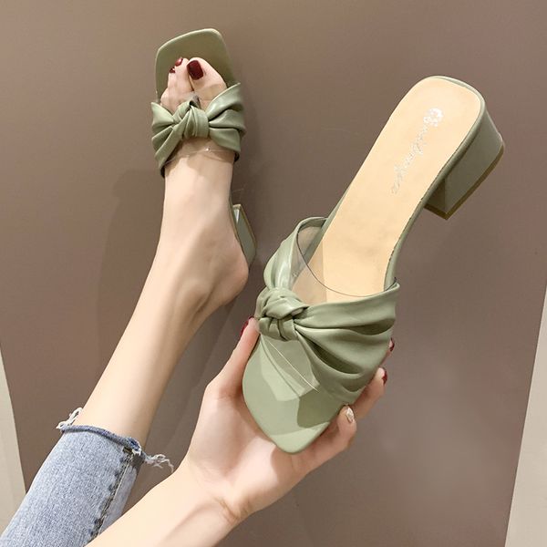 transparent slippers shoes woman 2020 square heel slipers women med slides heeled mules block new soft heels, Black
transparent slippers shoes woman 2020 square heel slipers women med slides heeled mules block new soft heels, Black