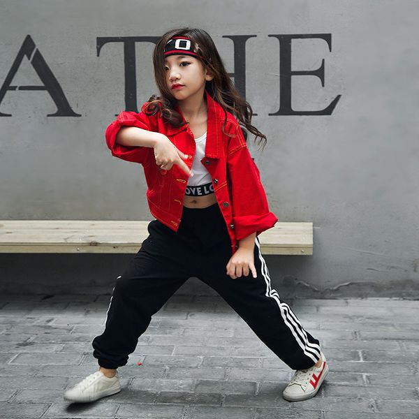 girls hip hop clothing dance cosutme kids ballroom loose crop dancing jacket fashion jogger pants dancewear outfits, Black;red
girls hip hop clothing dance cosutme kids ballroom loose crop dancing jacket fashion jogger pants dancewear outfits, Black;red