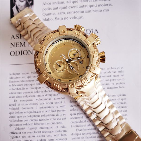 USA Brazil Mens Luxury Watch Stainless Steel All Dial Work VT Luxury Mens Sport Wristwatch Chronograph Gold Watch Quartz Movement Stopwatch
USA Brazil Mens Luxury Watch Stainless Steel All Dial Work VT Luxury Mens Sport Wristwatch Chronograph Gold Watch Quartz Movement Stopwatch