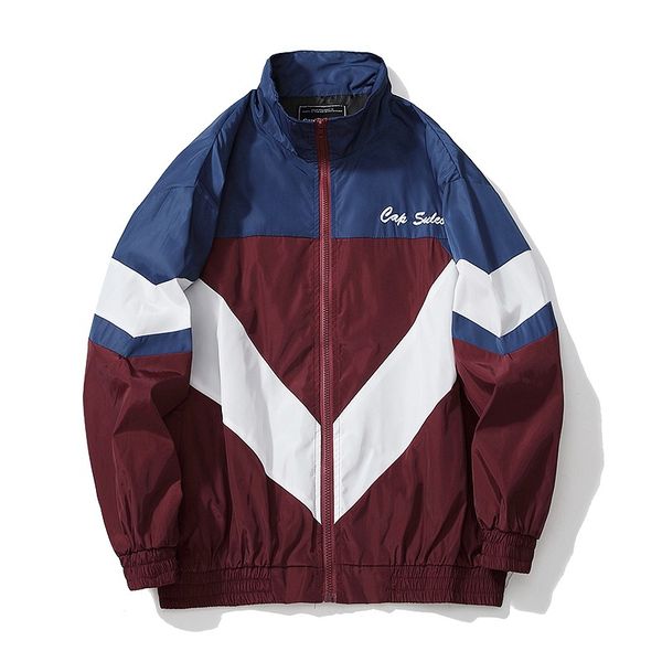2020 men jacket men retro color stitching full zip windbreaker jacket spring autumn fashion casual hip hop coat, Tan;black
2020 men jacket men retro color stitching full zip windbreaker jacket spring autumn fashion casual hip hop coat, Tan;black