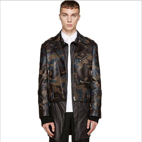 camouflage real man leather jacket spring autumn men's new chaqueta cuero hombre genuine leather jackets veste cuir homme, Black
camouflage real man leather jacket spring autumn men's new chaqueta cuero hombre genuine leather jackets veste cuir homme, Black