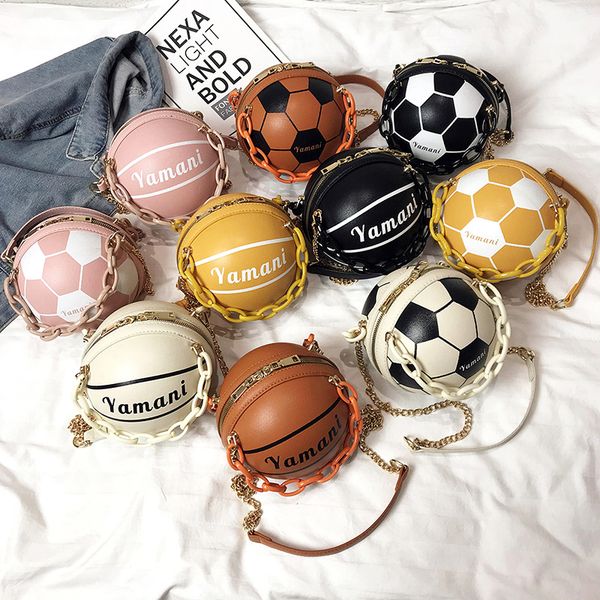 round handbags for women lady acrylic chain messenger bag football basketball shape fashion creative funny tote bolsa feminina
round handbags for women lady acrylic chain messenger bag football basketball shape fashion creative funny tote bolsa feminina