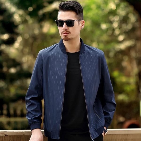 new spring and autumn leisure collar jacket men's jacket men's middle-aged baseball collar manufacturers, Black;brown
new spring and autumn leisure collar jacket men's jacket men's middle-aged baseball collar manufacturers, Black;brown
