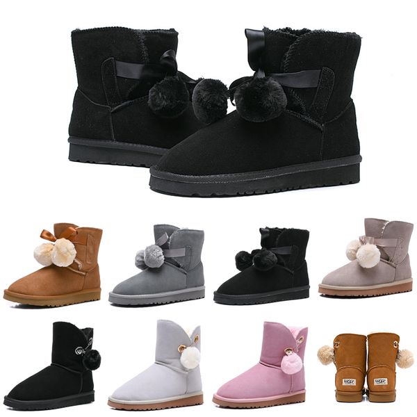 HOT Designer Women Boots Australia Classic Bailey Hairball Bow Tie Snow Booties Ankle Knee Girls Ladies Fashion Winter Boot 36-41
HOT Designer Women Boots Australia Classic Bailey Hairball Bow Tie Snow Booties Ankle Knee Girls Ladies Fashion Winter Boot 36-41