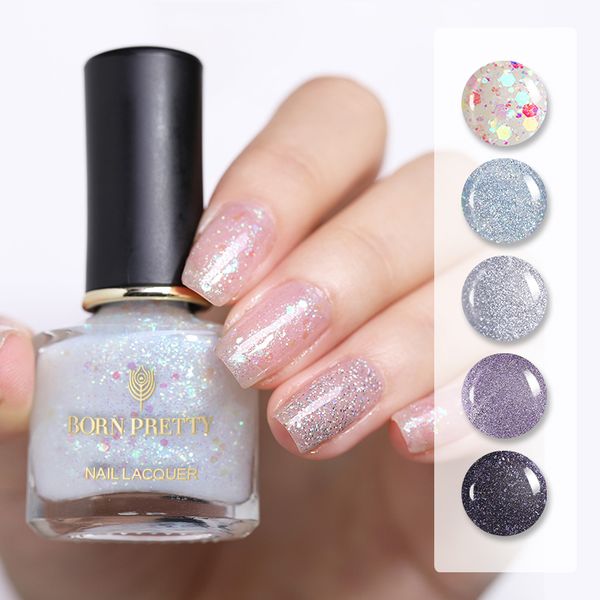 born pretty peel off nail polish 6ml glitter purple green pink nail art varnish fast dry odorless art manicure
born pretty peel off nail polish 6ml glitter purple green pink nail art varnish fast dry odorless art manicure