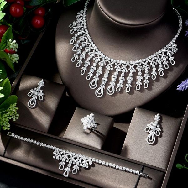 hibride dazzling african cubic zircon womens wedding necklace jewellery set bridal party costume jewelry accessories n-123, Silver
hibride dazzling african cubic zircon womens wedding necklace jewellery set bridal party costume jewelry accessories n-123, Silver