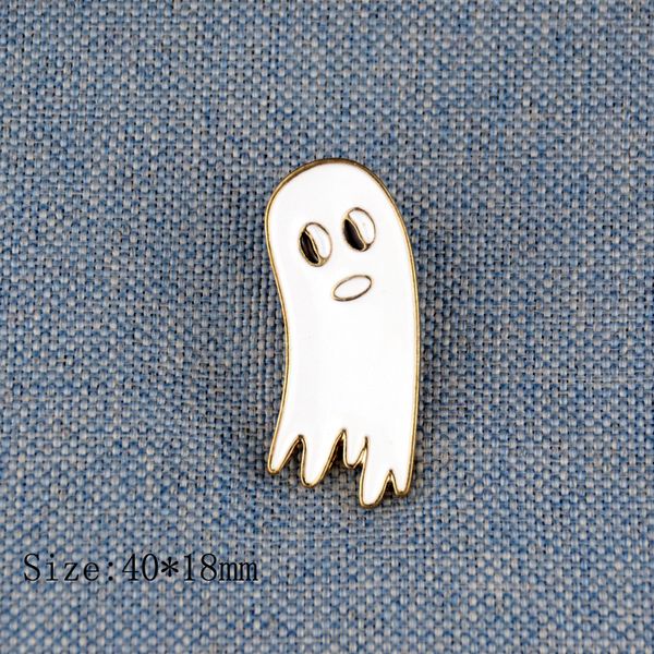 materialization ghost enamel pin white cartoon naughty ghost badge pin accessories, Gray
materialization ghost enamel pin white cartoon naughty ghost badge pin accessories, Gray