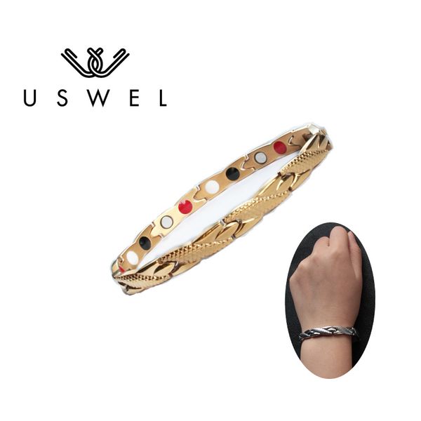 uswel health energy bracelet male cross stainless steel magnetic bracelet men emf protection link for women jewelry, Black
uswel health energy bracelet male cross stainless steel magnetic bracelet men emf protection link for women jewelry, Black