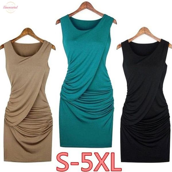 plus size s 5xl 4 color elegant women party dress summer fashion brief vintage sleeveless solid color dresses robe ss, Black;gray
plus size s 5xl 4 color elegant women party dress summer fashion brief vintage sleeveless solid color dresses robe ss, Black;gray