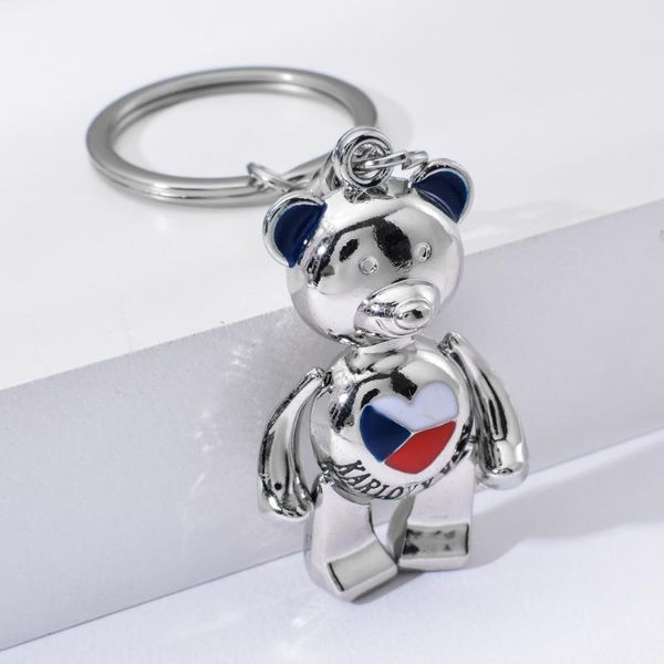 vicney zinc alloy metal bear key chain letters keychain for women romantic lovers gifts trendy keyring handbag pendant, Silver
vicney zinc alloy metal bear key chain letters keychain for women romantic lovers gifts trendy keyring handbag pendant, Silver