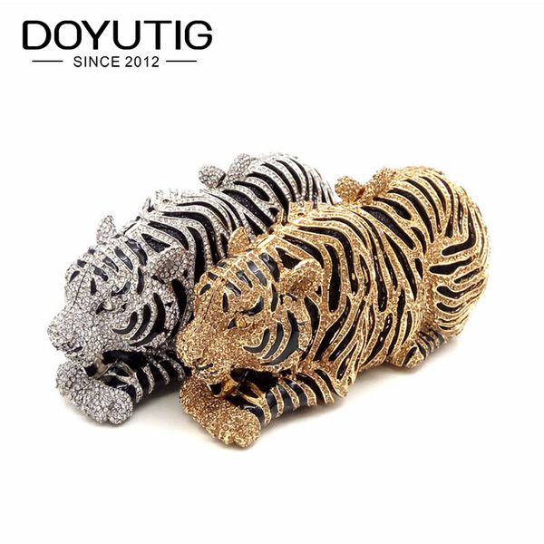doyutig luxury crystal evening bag tiger shape clutch diamond party purse women evening shoulder bag wedding clutch bags a184
doyutig luxury crystal evening bag tiger shape clutch diamond party purse women evening shoulder bag wedding clutch bags a184