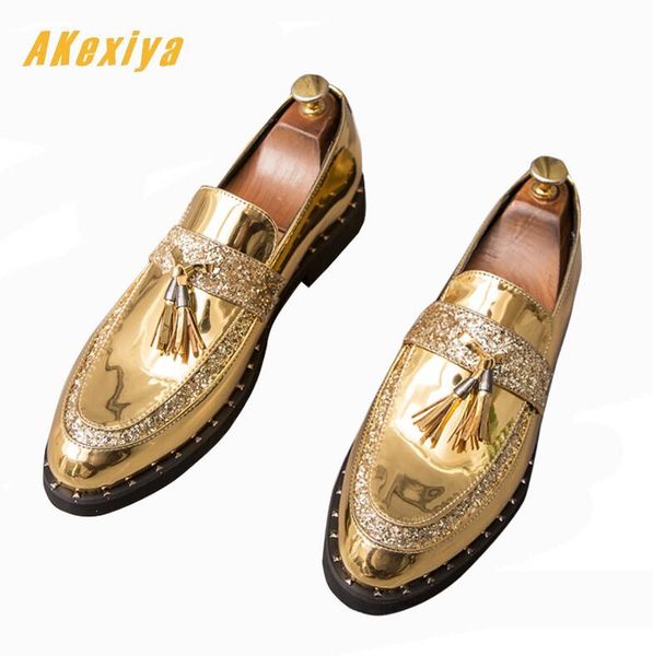 designer new glitter gold pointed rivet tassels oxfords shoes wedding flats dress homecoming prom formal shoes zapatos hombre, Black
designer new glitter gold pointed rivet tassels oxfords shoes wedding flats dress homecoming prom formal shoes zapatos hombre, Black