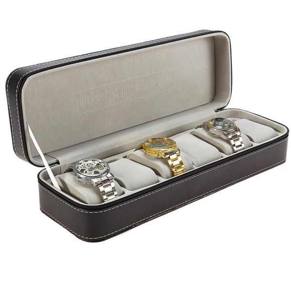 6-grid faux leather watch box jewelry bracelet storage organizer display holder watch organizer multi-functional bracelet displa, Black;blue
6-grid faux leather watch box jewelry bracelet storage organizer display holder watch organizer multi-functional bracelet displa, Black;blue