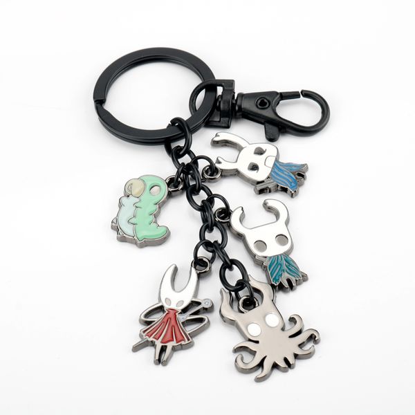 game metroidvania theme jewelry hollow knight figure pendant metal enamel keychain cute gift, Silver
game metroidvania theme jewelry hollow knight figure pendant metal enamel keychain cute gift, Silver