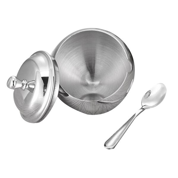sugar bowl, stainless steel sugar bowl with oblique opening lid and spoon,for home and kitchen other kitchen tools
sugar bowl, stainless steel sugar bowl with oblique opening lid and spoon,for home and kitchen other kitchen tools