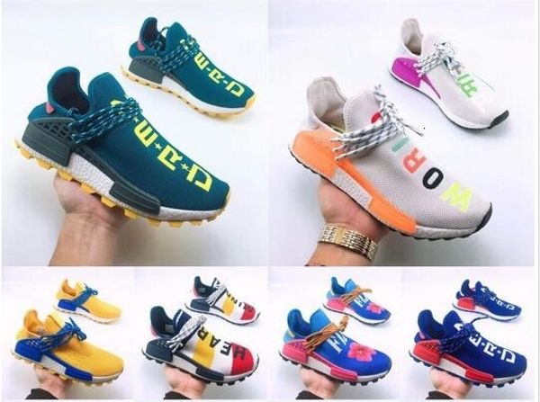 2019 human race hu trail x pharrell williams mens designer shoes solar pack afro holi blank canvas mens trainers women sports sneakers
2019 human race hu trail x pharrell williams mens designer shoes solar pack afro holi blank canvas mens trainers women sports sneakers