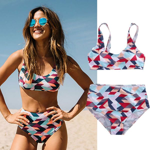 women casual push up padded print bra high waist briefs tankini bikini sets beach bathing holiday two piece suits swimsuits
women casual push up padded print bra high waist briefs tankini bikini sets beach bathing holiday two piece suits swimsuits